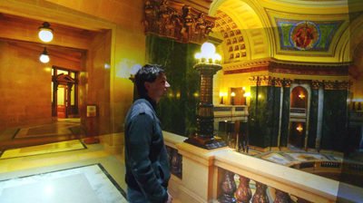 Calit2 UCSD’s StarCAVE - Inside the Wisconsin State Capitol - panoramic photography by R. Ainsworth displayed in full stereo
