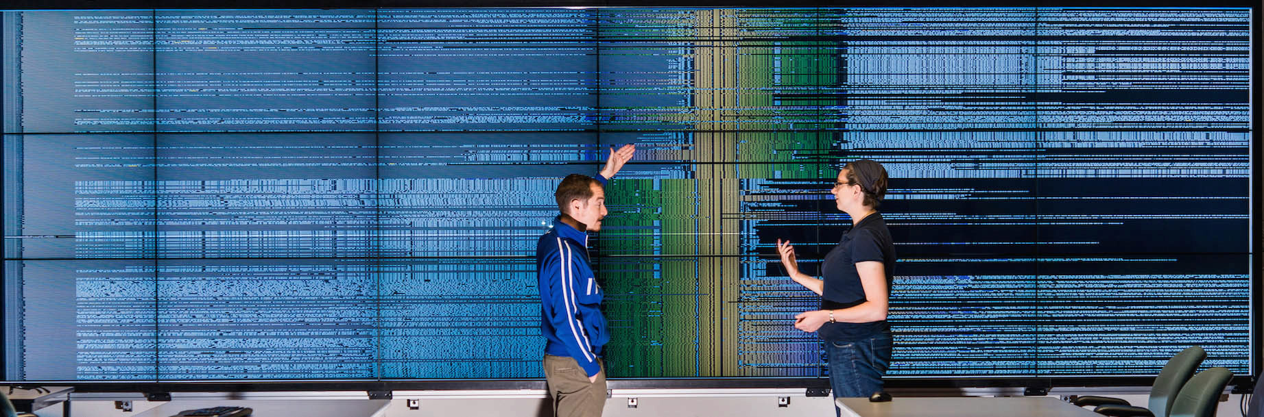 BactoGeNIE running on EVL's Cyber-Commons tiled display.