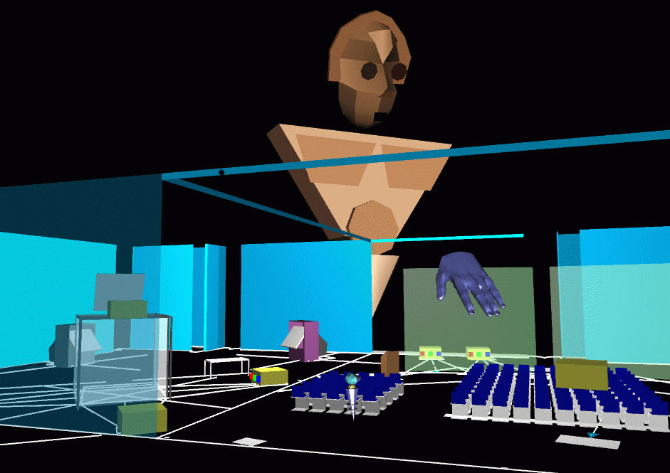 A Mortal and Deity Collaborate in a Shared Virtual Design Environment