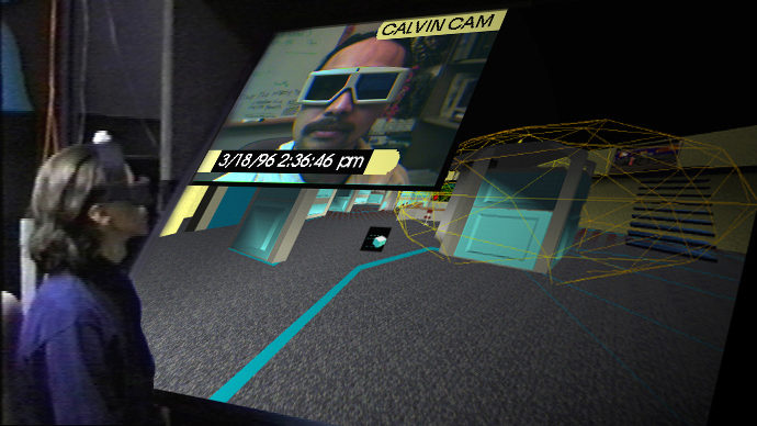Particpants Communicate Over an ATM Netowkrk Using the ImmersaDesk