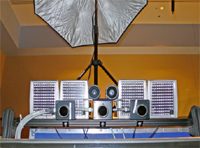 3 Head Tracker Cameras, IR Illuminators & Filters