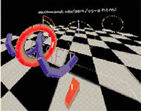 A Cooperative Tele-Operative Task in a Networked Virtual Environment