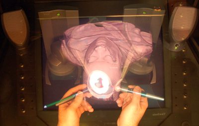 User’s View of Augmented Reality Session Using Haptics