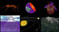 Stills from the Quickworlds Virtual Environments