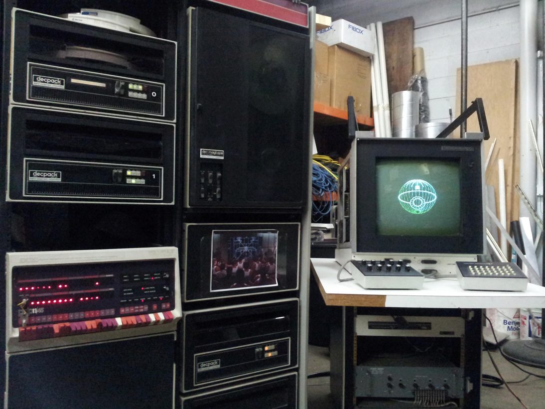 The PDP11 and Vector General used to create the Death Star for the 1977 “Star Wars” film.