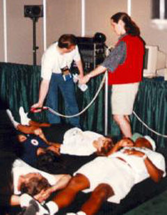 Participants on Vibrafloor